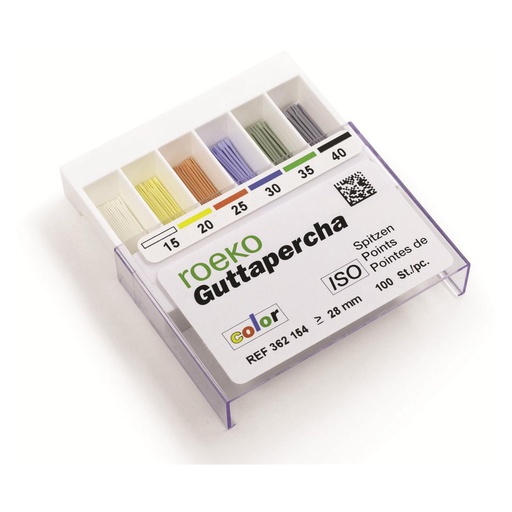 [11-381-09] POINTES GUTTA COLOR ISO 45-80 (100)          ROEKO