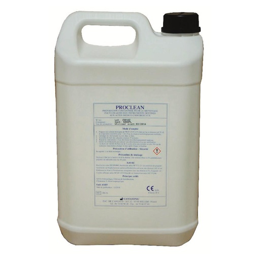 [55-623-88] #PROCLEAN BIDON DE 5 LITRES              GAMASONIC